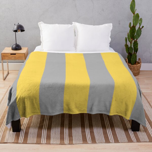 Item preview, Mustard Yellow And Gray Stripes designed and sold by rewstudio.
