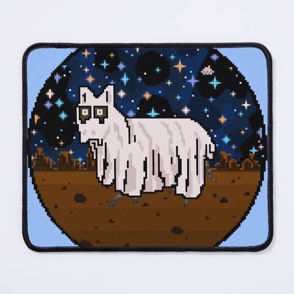 Item preview, Pixel Ghost Doggo designed and sold by SamohtCreates.