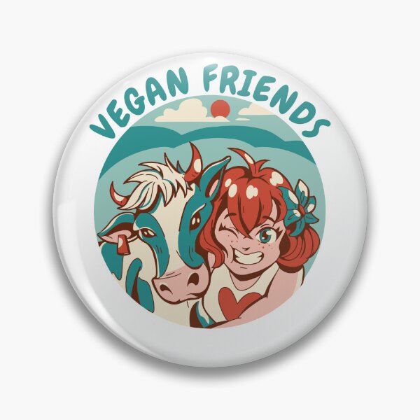 Artikelvorschau, Freunde Statt Essen, Vegan Friends, Anime entworfen und verkauft von Shirtflyer.