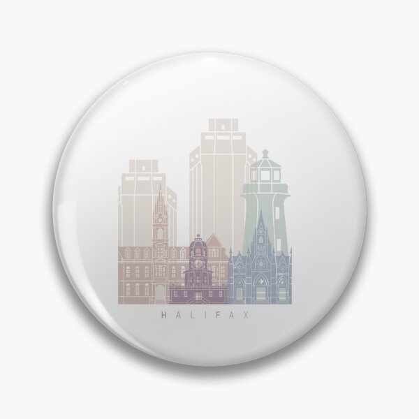 Item preview, HALIFAX SKYLINE POSTER PASTEL designed and sold by paulrommer.