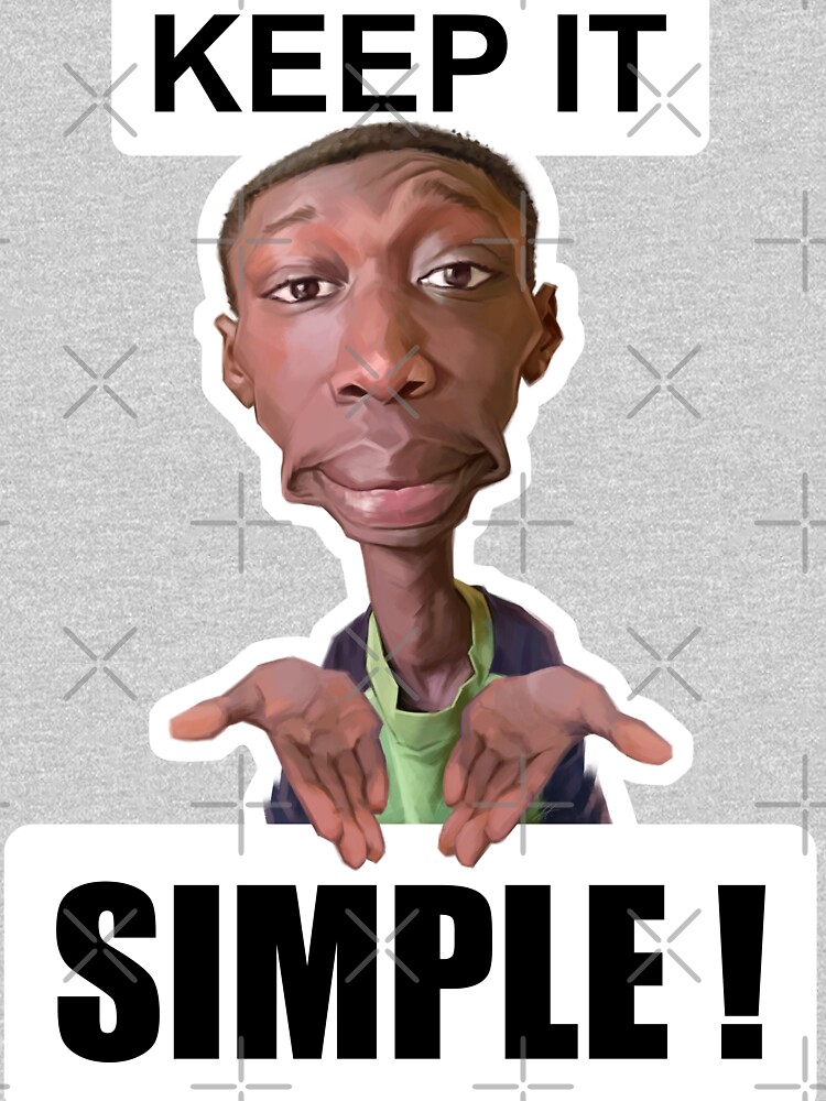 Khaby Lame Caricature Simple by AlbertoAriasART