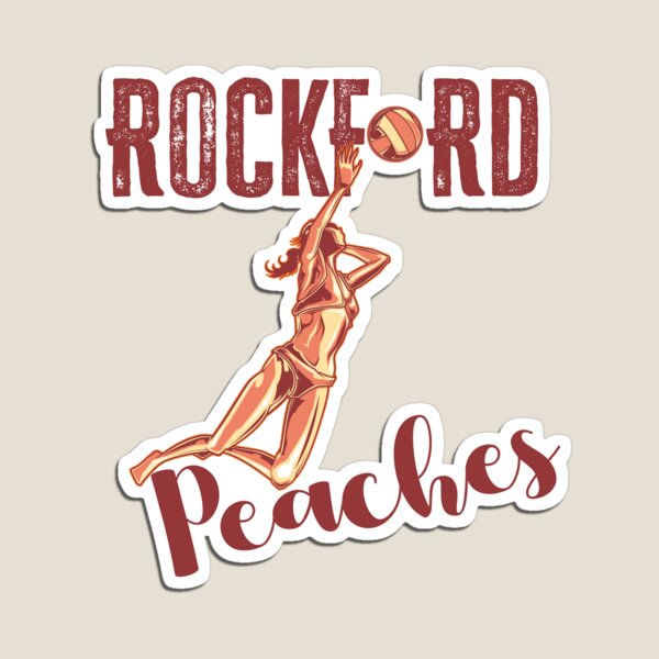 Rockford Peaches Baseball Jersey (Chest Pocket) Kids T-Shirt for