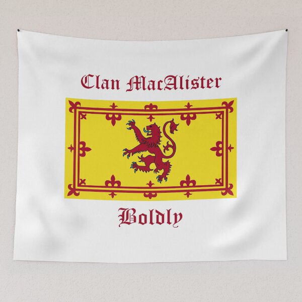 Item preview, MacAlister - Scottish Clan designed and sold by CrankyOldDude.