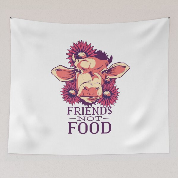 Item preview, Friends Instead of Food, Vegan Live, Lifestyle designed and sold by Shirtflyer.