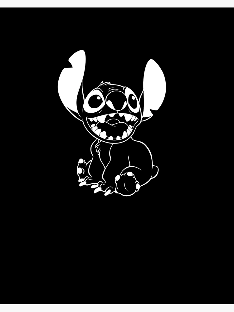 Disney Lilo Stitch Simple Stitch Outline Digital Art by Alaab Yasme - Pixels