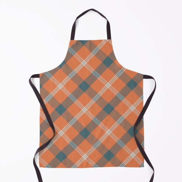 Item preview, Orange autumn/fall/thanksgiving themed plaid seamless pattern designed and sold by Angelic Threads111.