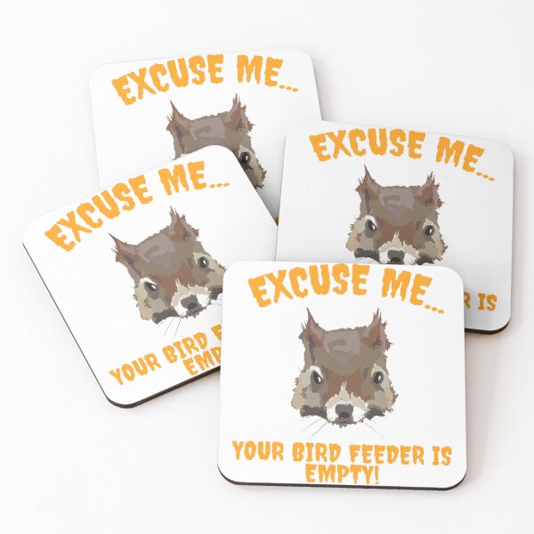 Item preview, Excuse squirrel designed and sold by avonlealakes.