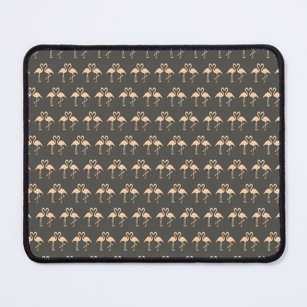 Item preview, Couple flamingo pattern - pink and gray designed and sold by LaBelleMaison.