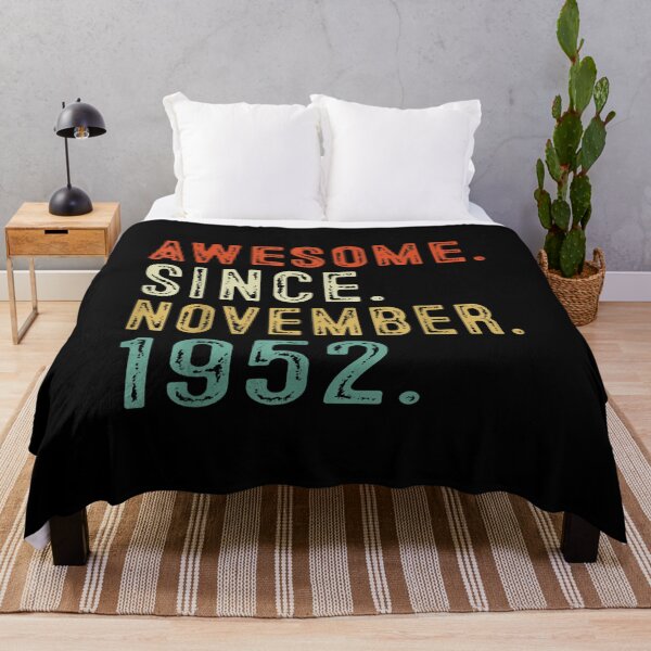 Item preview, 70th Birthday Gifts Awesome Since November 1952 70 Year Old designed and sold by Holvasterlund.