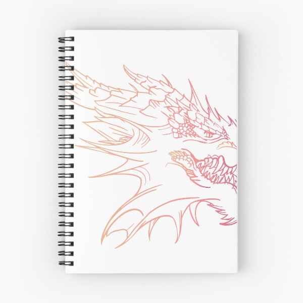 Item preview, Outlined Dragon Head Gradient designed and sold by RED by Arcanum Studio.