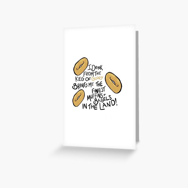 West Wing Keg of Glory Greeting Card
