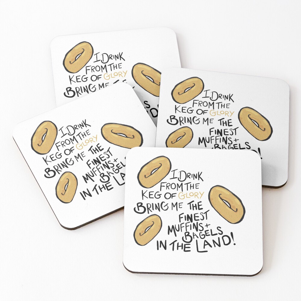 West Wing Keg of Glory Coasters (Set of 4)