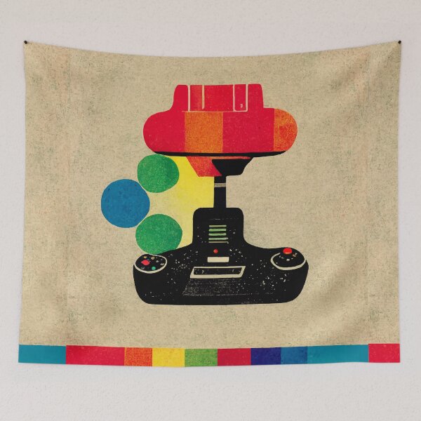 Item preview, Retro Tech - Joystick designed and sold by KatyClemmans.