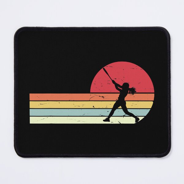 Item preview, Vintage Retro Style Softball Baseball Batting For Women Girls designed and sold by MichelSorour.