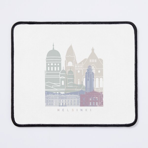 Item preview, HELSINKI SKYLINE POSTER PASTEL designed and sold by paulrommer.