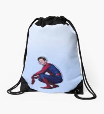 tom/peter w hearts Drawstring Bag