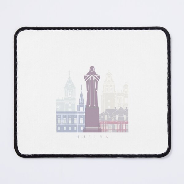 Item preview, HUELVA SKYLINE POSTER PASTEL designed and sold by paulrommer.
