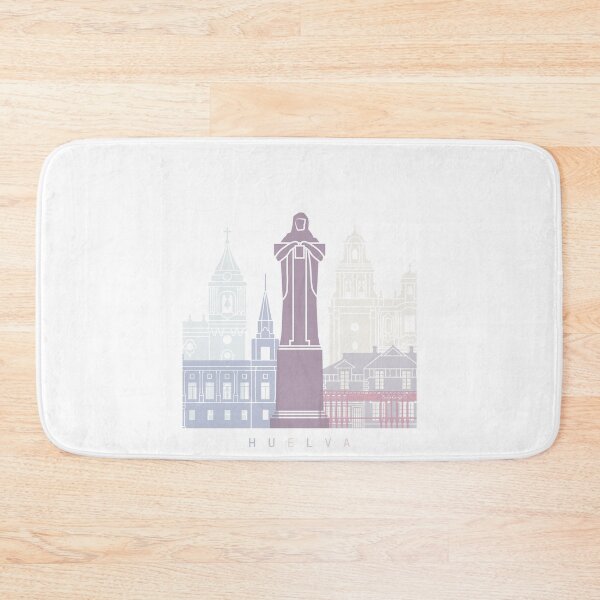 Item preview, HUELVA SKYLINE POSTER PASTEL designed and sold by paulrommer.