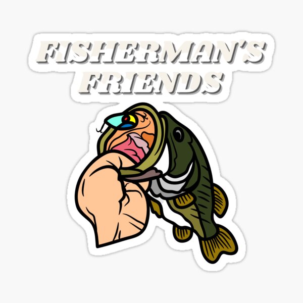 Fishermans Friend Stickers for Sale, Free US Shipping