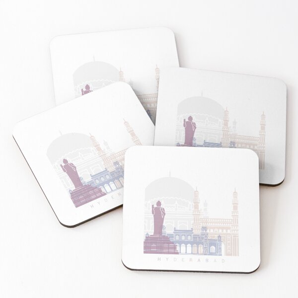 Item preview, HYDERABAD SKYLINE POSTER PASTEL designed and sold by paulrommer.