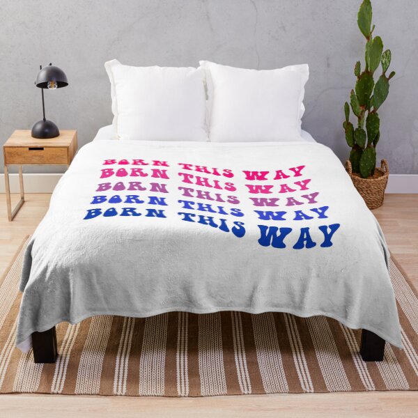 Item preview, BORN THIS WAY Bisexual Pride Flag Text designed and sold by everything4eva.