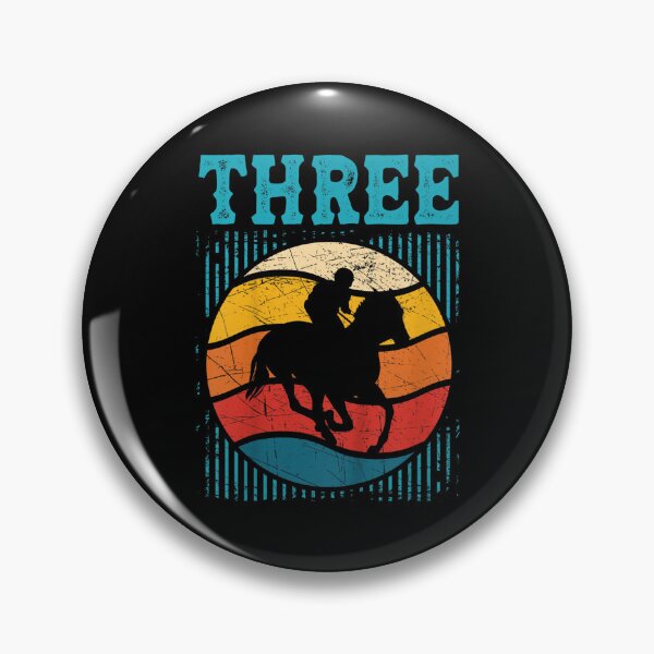 Item preview, Kids 3rd Birthday Horse Rider Fan 3 Years old Girls Boys Kids designed and sold by Holvasterlund.