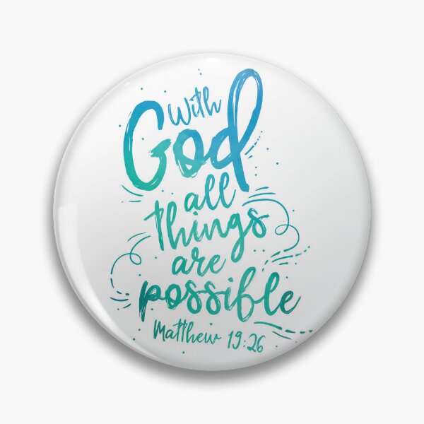 Item preview, Kopie von Kopie von Matthew 19:26 - With God all things are possible designed and sold by Motivburg.