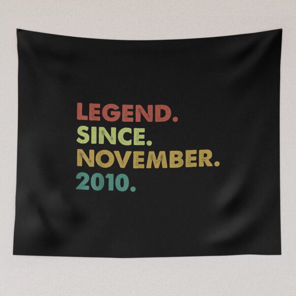 Item preview, 12 Years Old Legend Since November 2010 12th Birthday Gifts designed and sold by Jonathanhagerst.