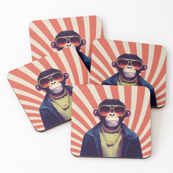 Item preview, Vintage Cool Monkey designed and sold by MudPuppet.