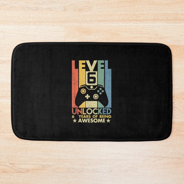 Item preview, Level 6 Unlocked 6 Years Of Being Awesome 6 Yrs Old designed and sold by Holvasterlund.