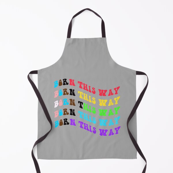 Item preview, BORN THIS WAY Progress Pride Flag Text designed and sold by everything4eva.