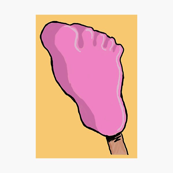 Funny Feet Photographic Print