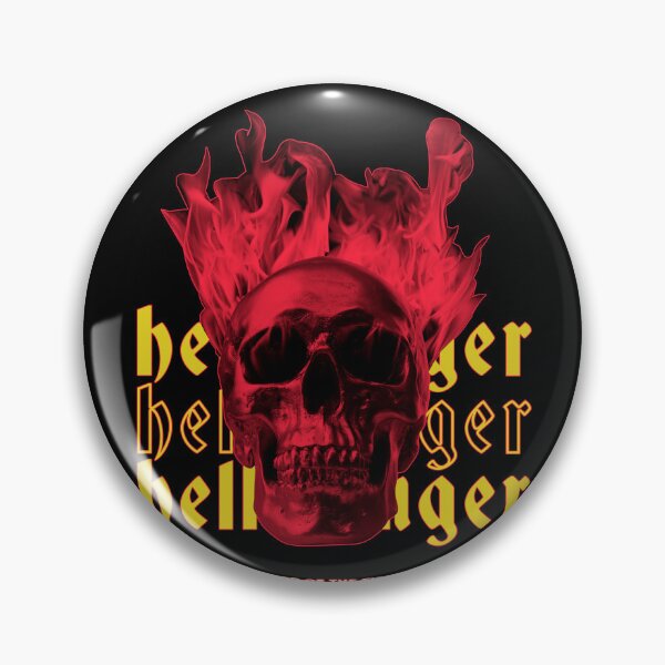 Item preview, Hellinger Lord Of Fire Creepy Skull Hell Fire Halloween For Men Women Kids Gift Idea designed and sold by Countrysmart.