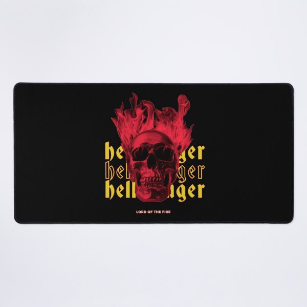 Item preview, Hellinger Lord Of Fire Creepy Skull Hell Fire Halloween For Men Women Kids Gift Idea designed and sold by Countrysmart.