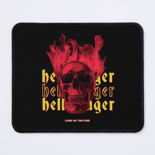 Item preview, Hellinger Lord Of Fire Creepy Skull Hell Fire Halloween For Men Women Kids Gift Idea designed and sold by Countrysmart.