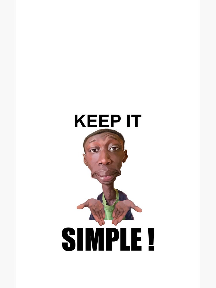 Khaby Lame Caricature Simple by AlbertoAriasART