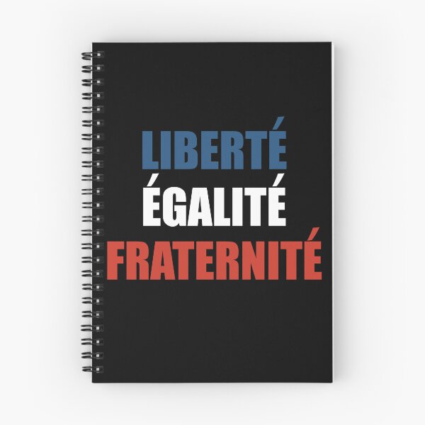 Aperçu de l'œuvre Liberté Egalité Fraternité - France Devise Français créée et vendue par TravelScientist.