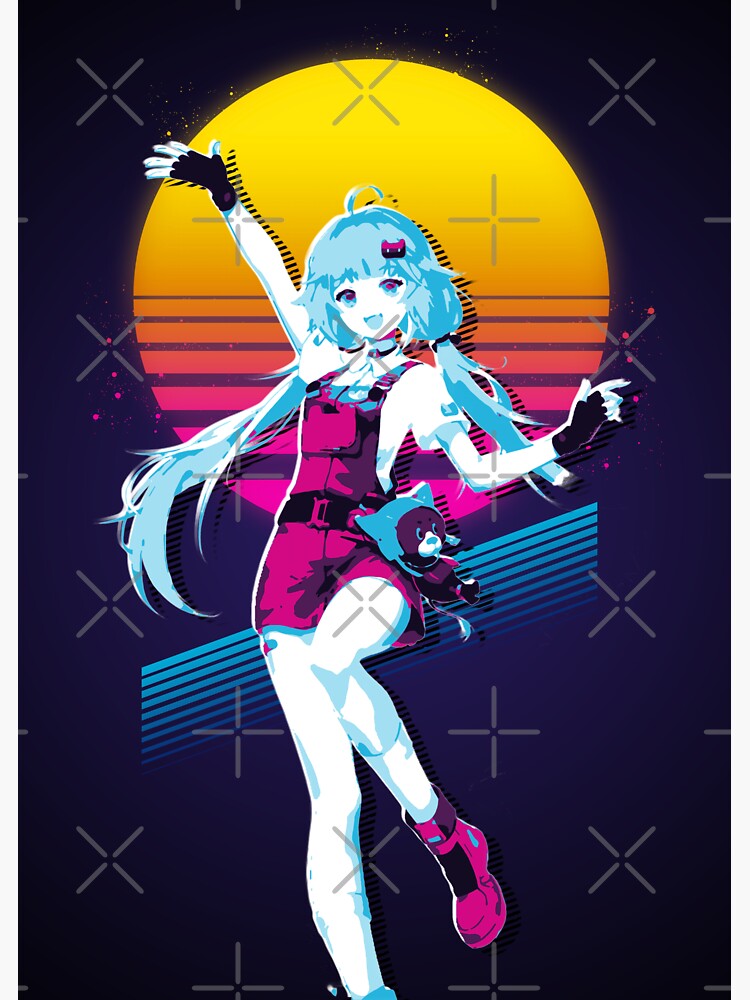 "Tower of Fantasy Shirli *80s retro*" Sticker for Sale by MyRetroArt