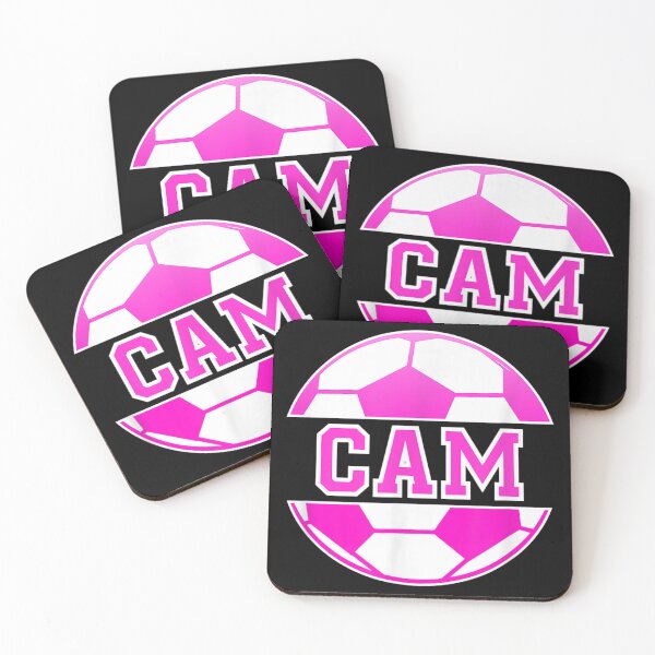 Item preview, Cam Name Girls Soccer Play Football Sports Fan Balls designed and sold by Jonathanhagerst.