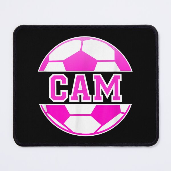 Item preview, Cam Name Girls Soccer Play Football Sports Fan Balls designed and sold by Jonathanhagerst.