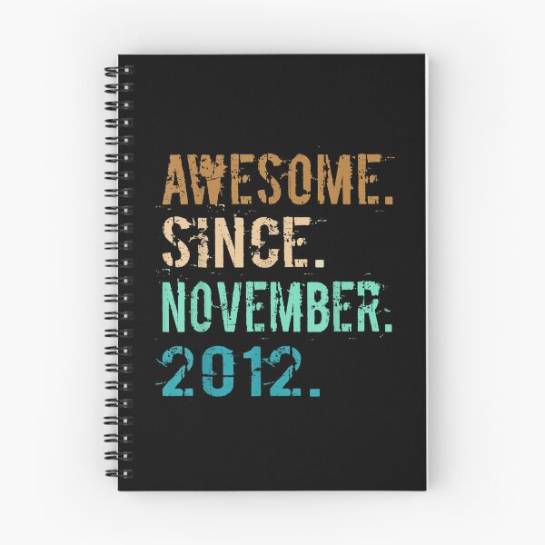 Item preview, Awesome Since November 2012 10th Birthday 10 Year Old Gifts designed and sold by Jonathanhagerst.