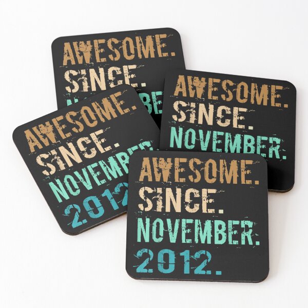 Item preview, Awesome Since November 2012 10th Birthday 10 Year Old Gifts designed and sold by Jonathanhagerst.