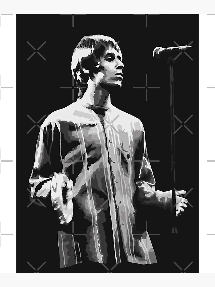 "Gifts For Men Male Liam Musician Gallagher Graphic For Fan" Poster for