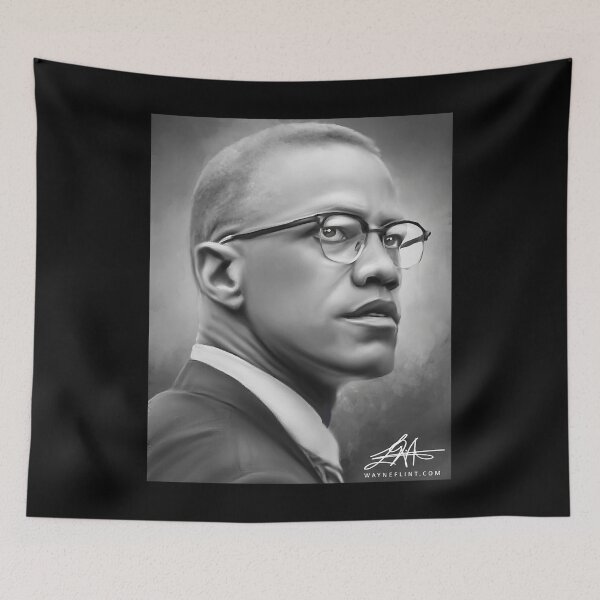 Item preview, Digital Malcolm X Brown designed and sold by Jefflewis340.
