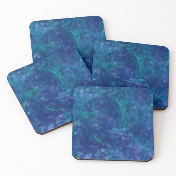 Item preview, Blue nebula universe abstract  designed and sold by Emotionville.
