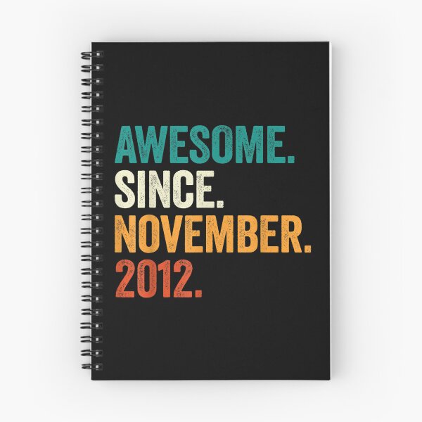 Item preview, 10 Years Old Gifts Awesome Since November 2012 10th Birthday designed and sold by Jonathanhagerst.