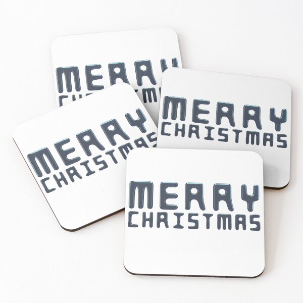 Item preview, 3D Glossy Shiny Blue Typographical Merry Christmas Text designed and sold by Jason123za.