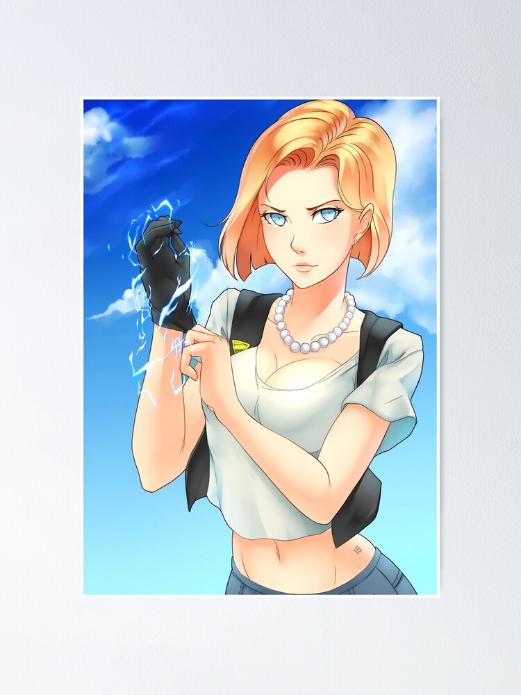 Android 18 Dragon Ball Japanese Poster for Sale by Allenfawnpal