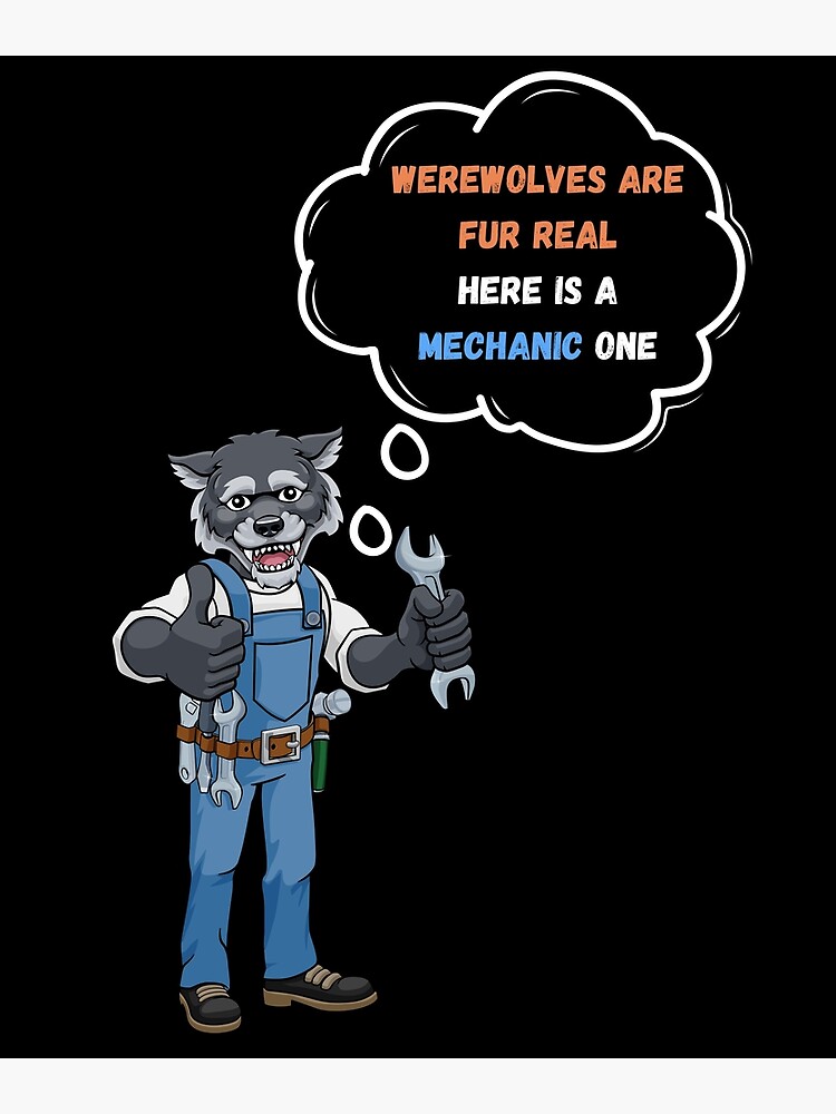 "Funny werewolf meme" Poster for Sale by ByAuthenticArts | Redbubble