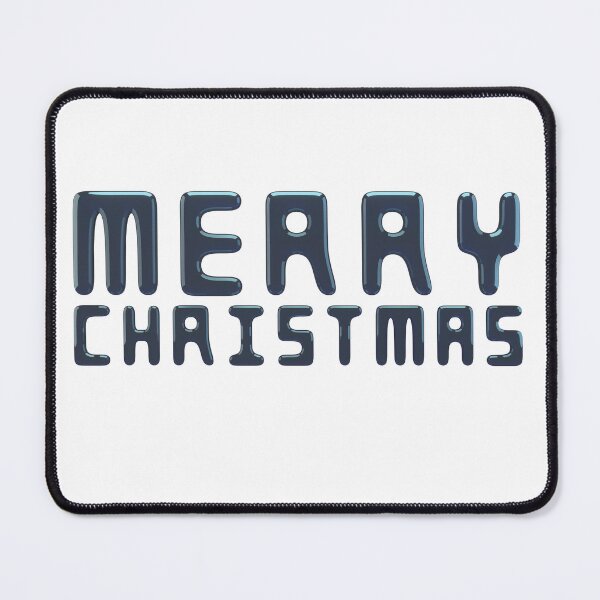 Item preview, 3D Glossy Shiny Blue Typographical Merry Christmas Text designed and sold by Jason123za.